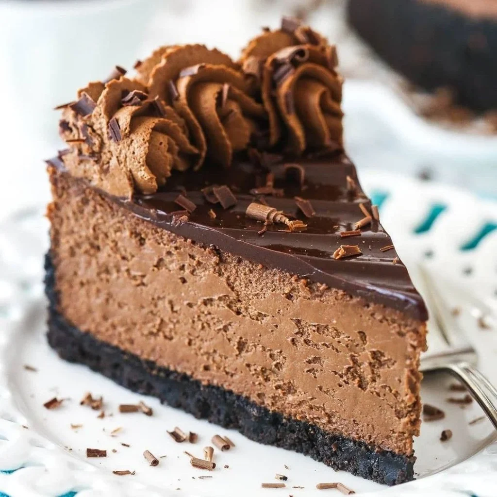 Cheesecake-Stuffed Chocolate Cake