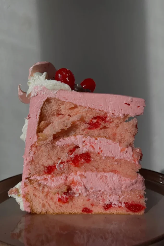 Cherry Chip Layer Cake