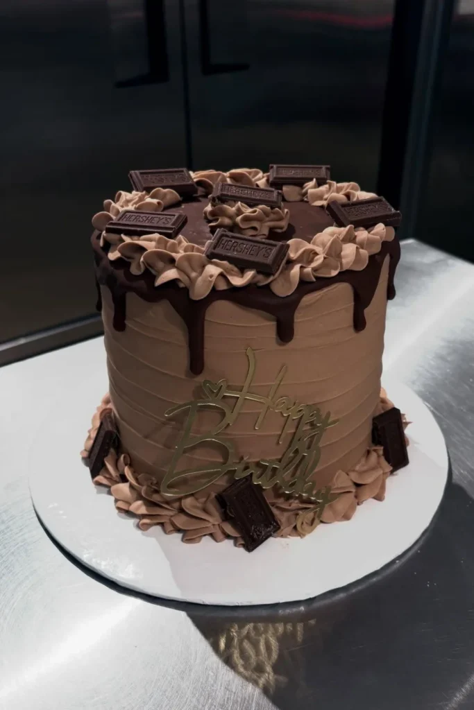 Chocolate Ganche Drip Cake