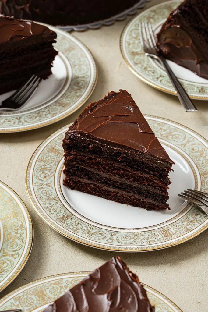 Chocolate Ganche Smooth Cake