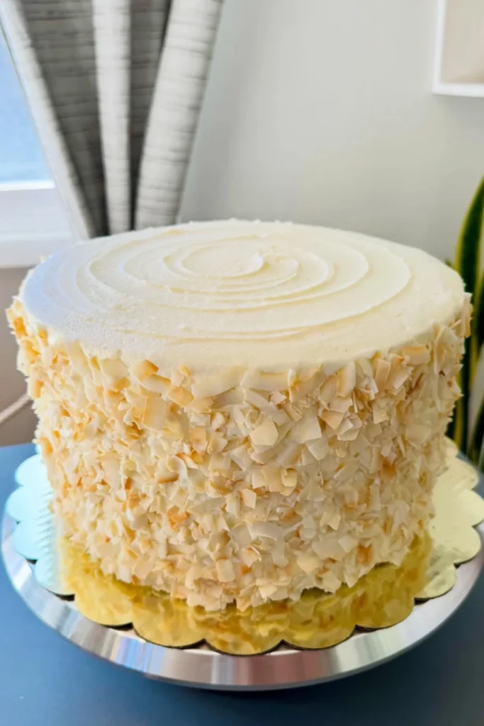 Coconut Cream Tropical Cake