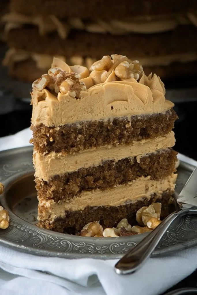 Coffee And Walnut Cake