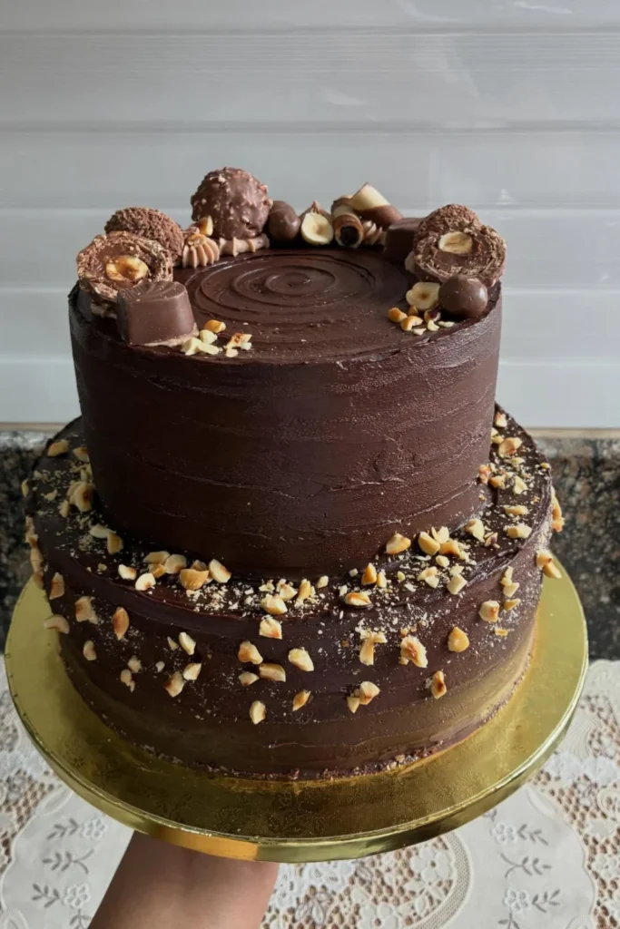 Ferrero Rocher Chocolate Cake