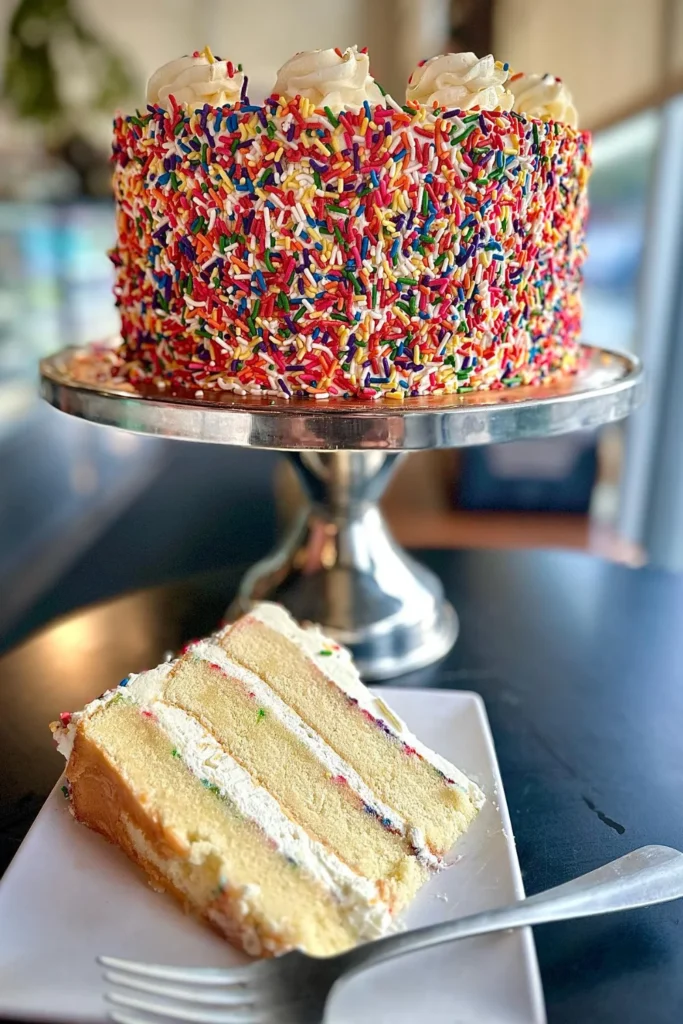 Funfetti vanilla Buttercream Cake