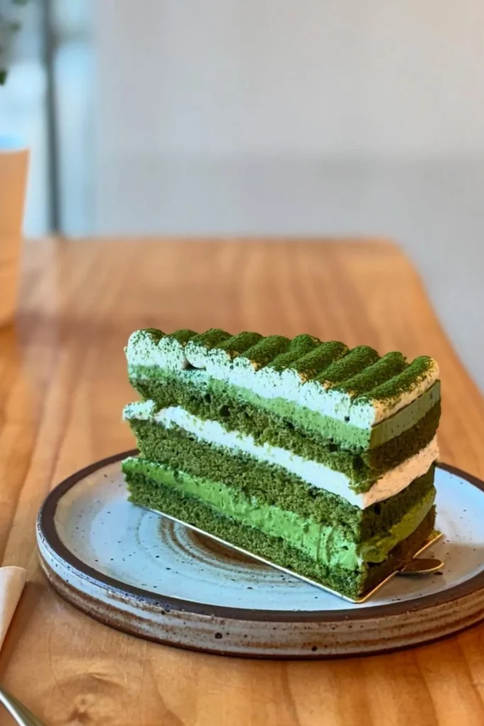 Matcha Minimal Cake