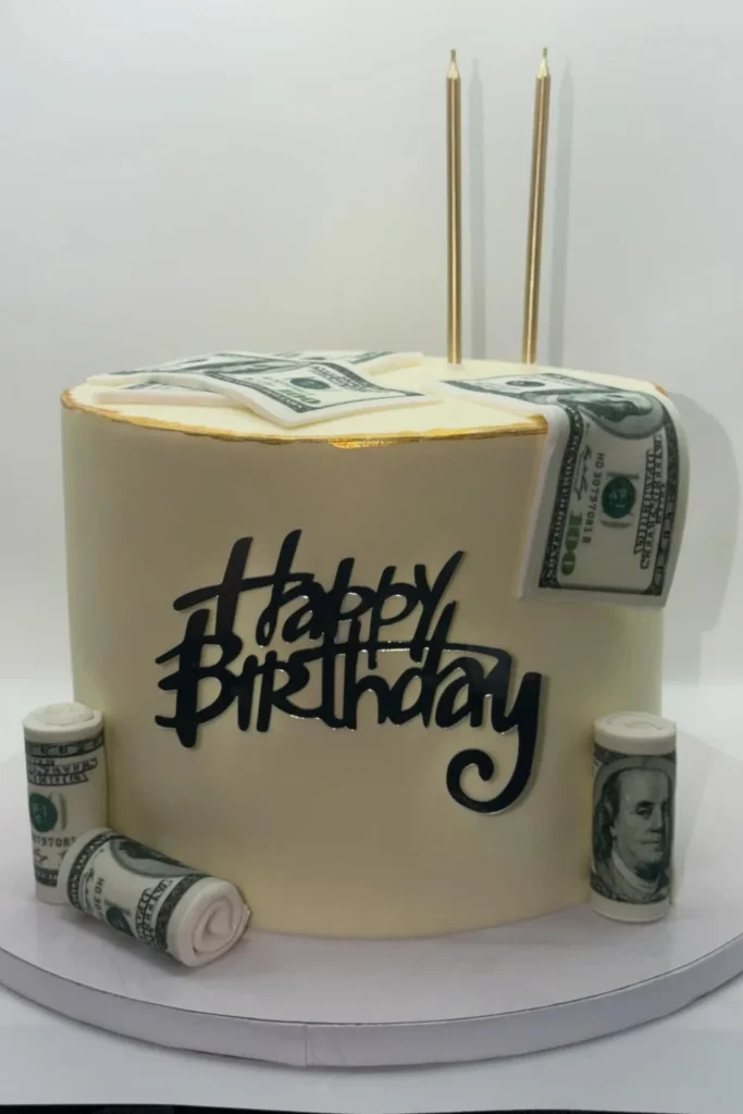 Not a Millionaire Yet Money Cake