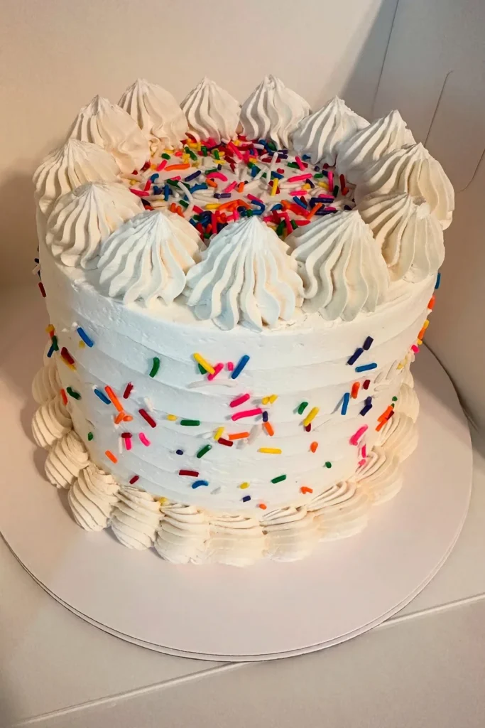 Oops You're Old Confetti Cake