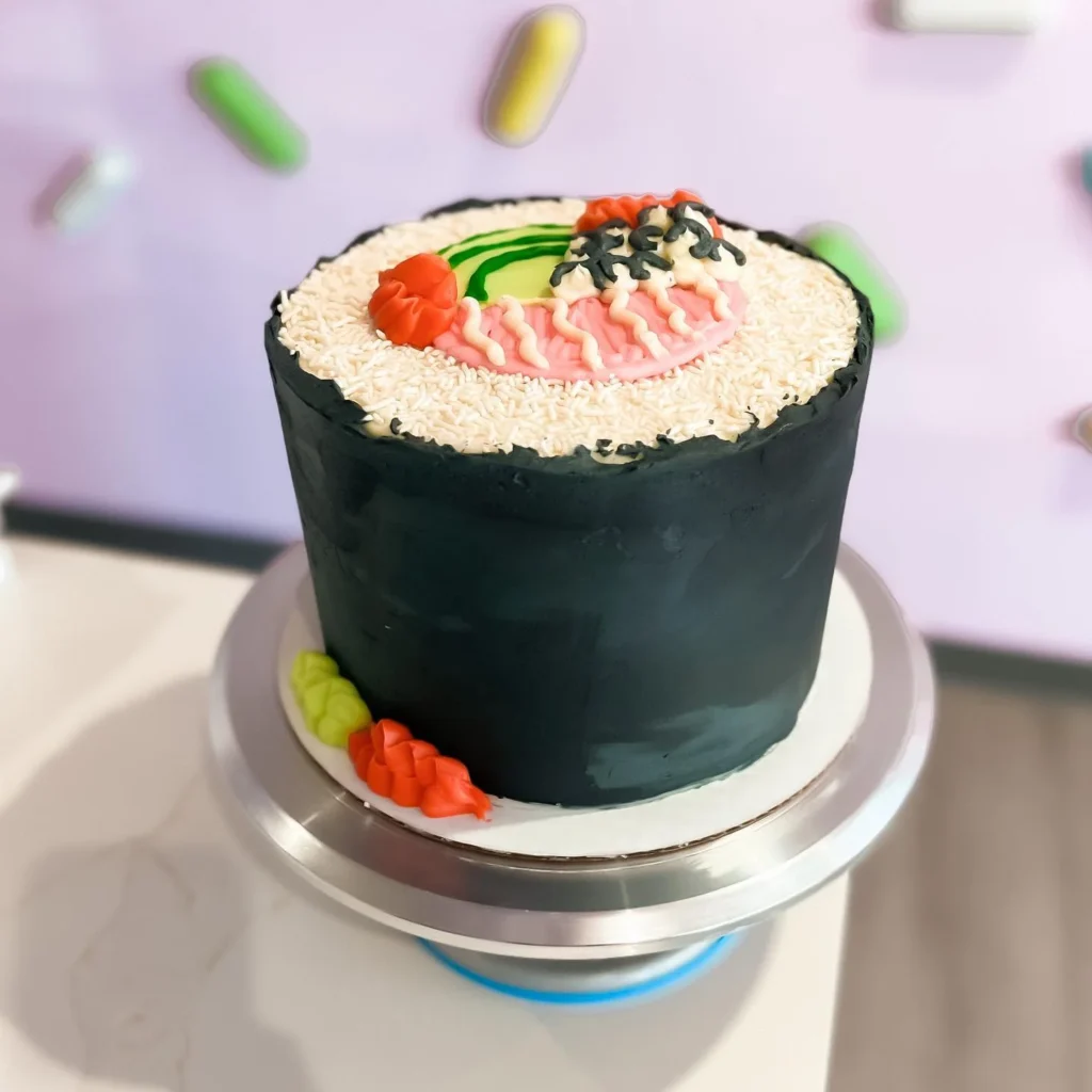 Sushi-Style Dessert Cake