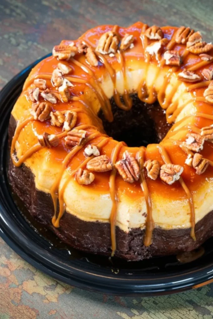 Caramel Drizzle Cake