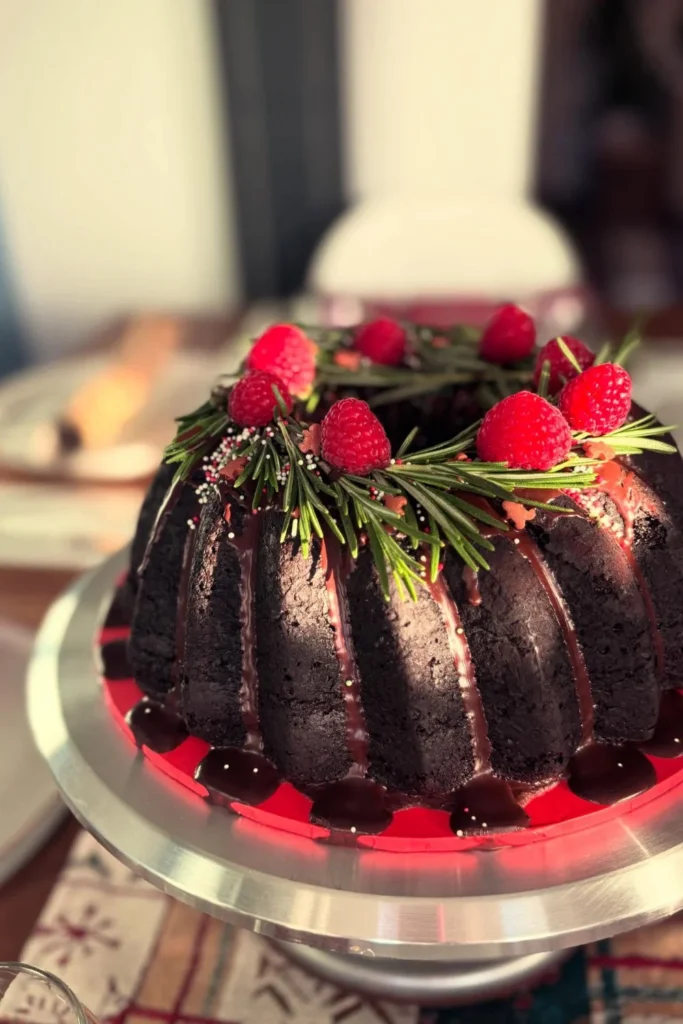 Chocolate Christmas Bundt Cake