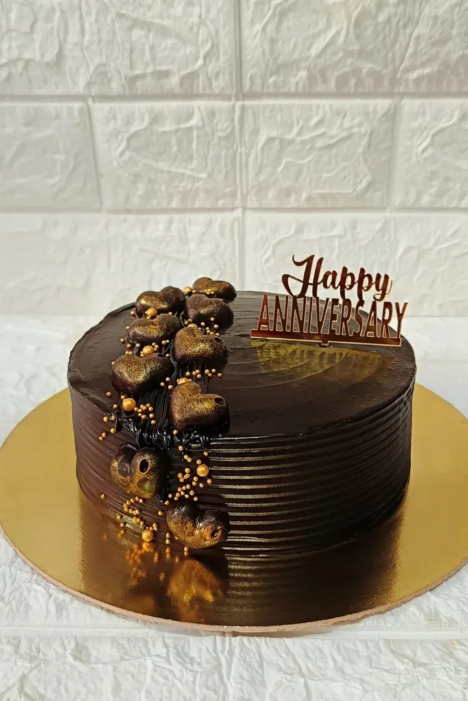 Chocolate Truffle Anniversary Cake
