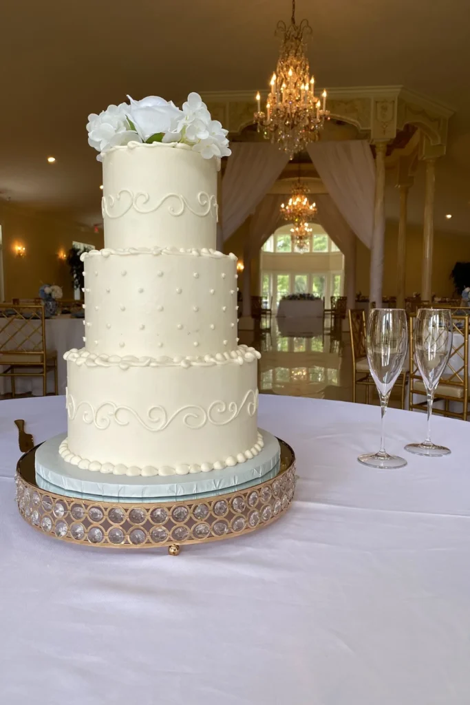 Classic Vanilla Bean Wedding Cake