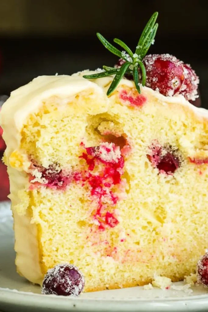 Cranberry Glaze Bundt Cake