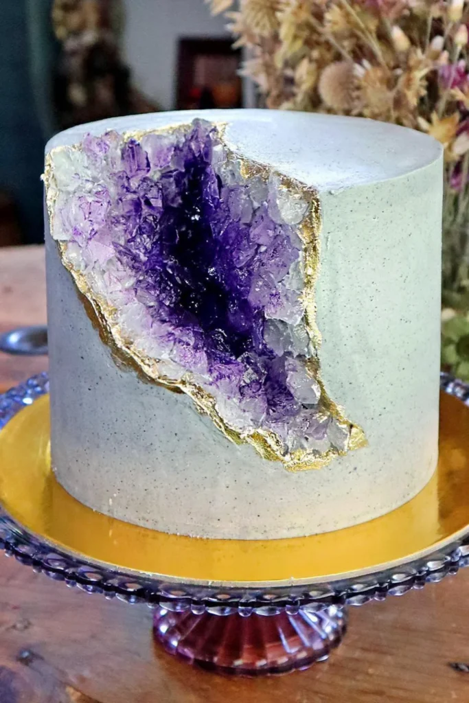 Geode Crystal Cake