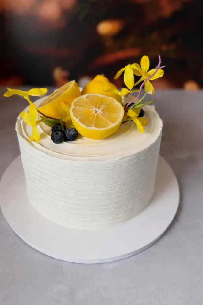 Lemon Zesty Bento Cake