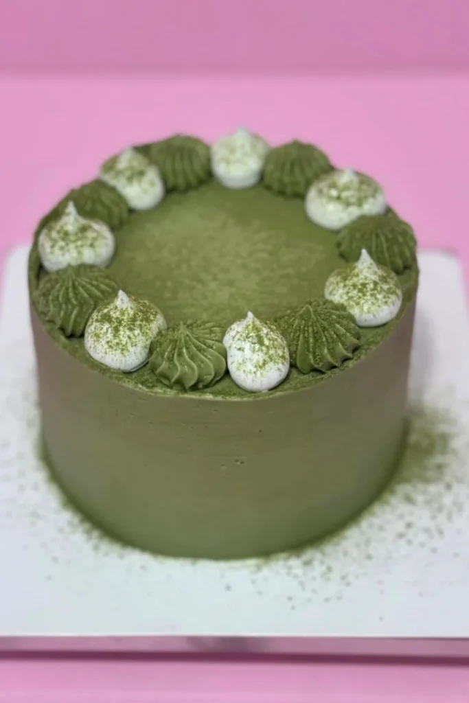 Mini Matcha Green Tea Cake