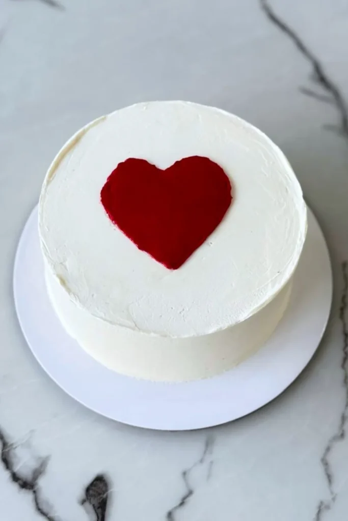 Minimalist Heart Cake