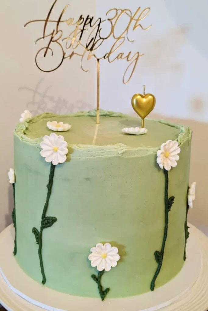 Pastel Daisy Cake