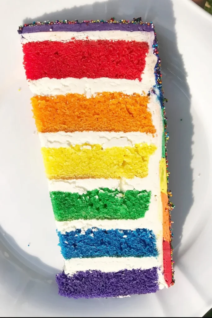 Rainbow Layer Cake