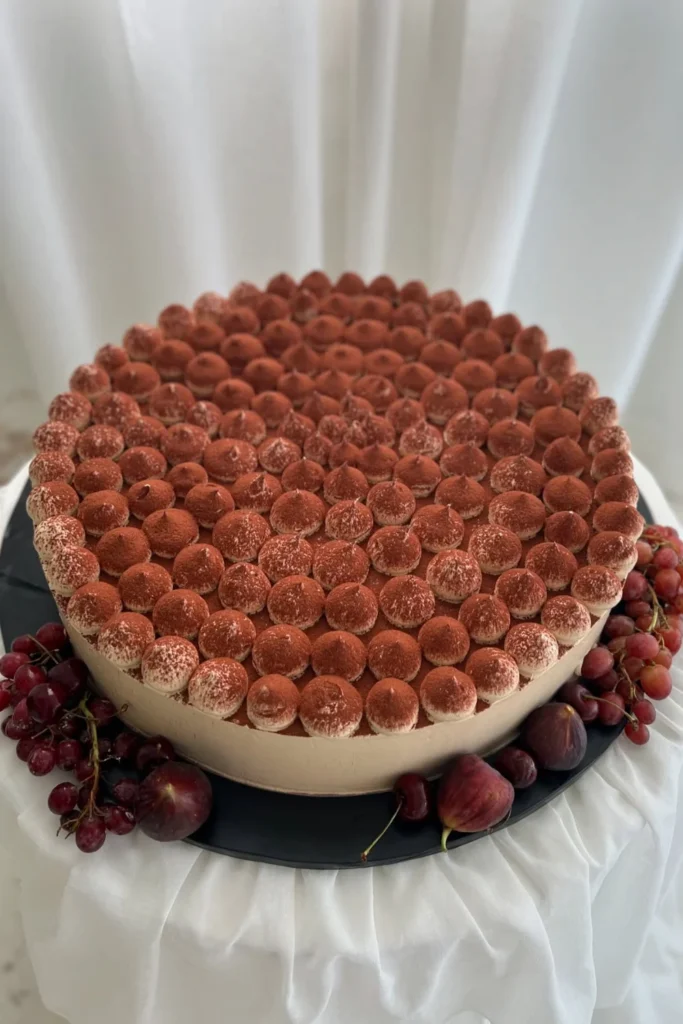 Tiramisu Wedding Cake