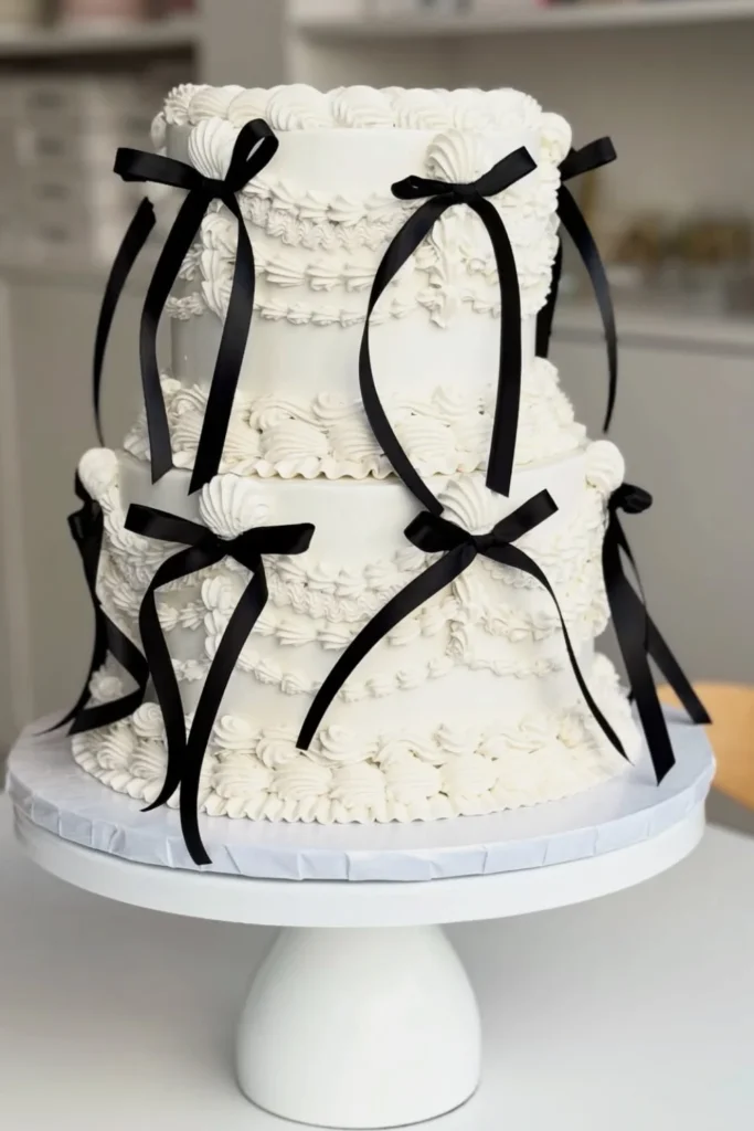 Vintage Lambeth Bow Cake