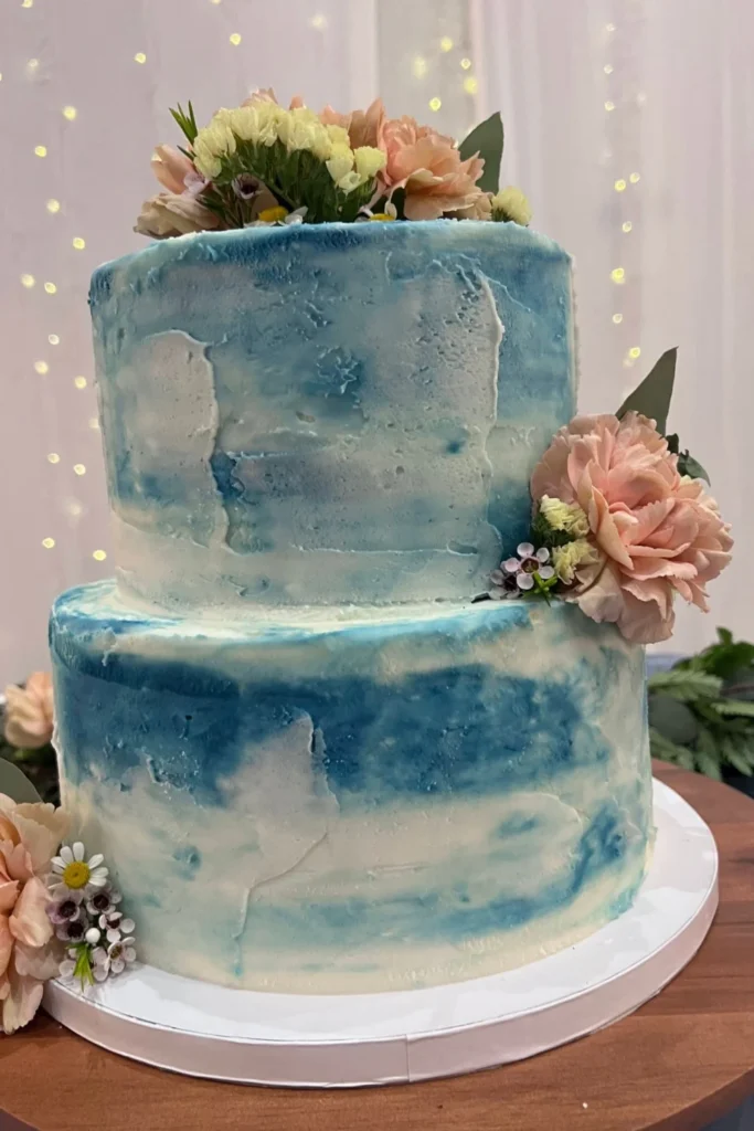 Watercolor Buttercream Cake