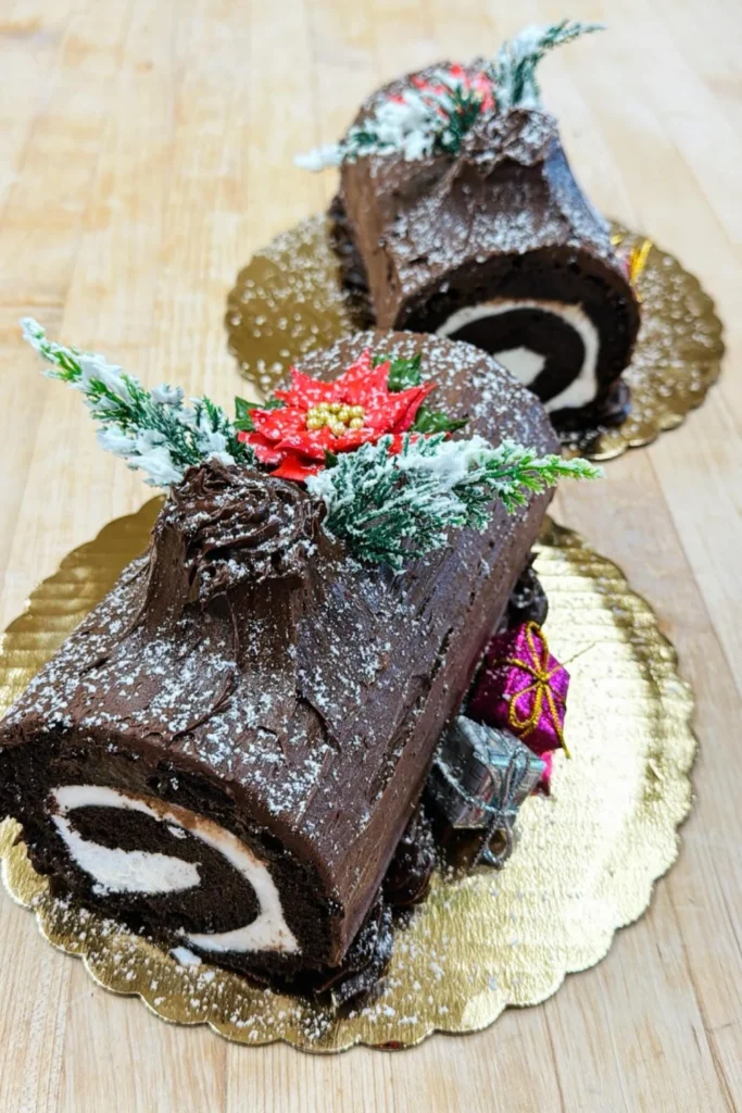 Yule Log Cake (Bûche de Noël)