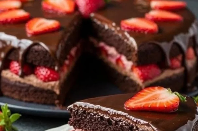 Chocolate Strawberry Cake