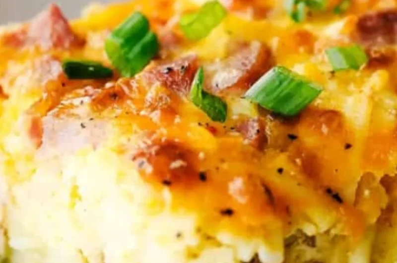 Bagel Breakfast Casserole Recipe Loaded with Cheese and Eggs