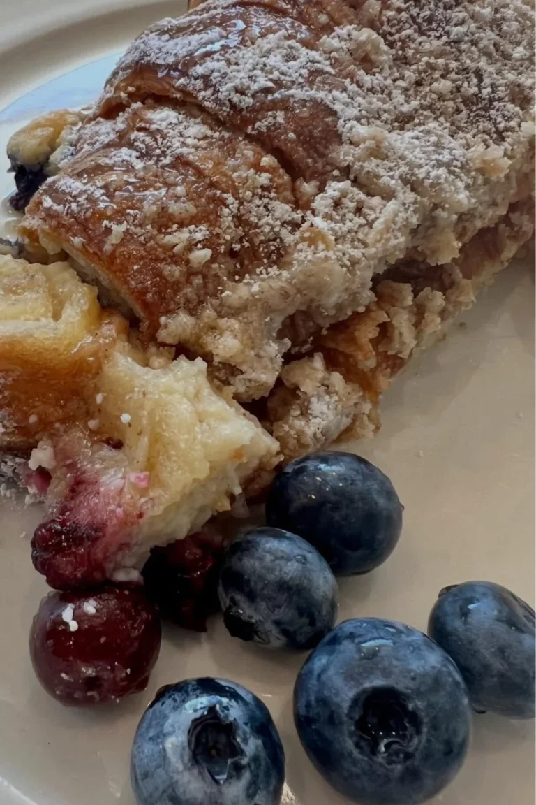 Berry Lemon Croissant Casserole Recipe Perfect for Brunch