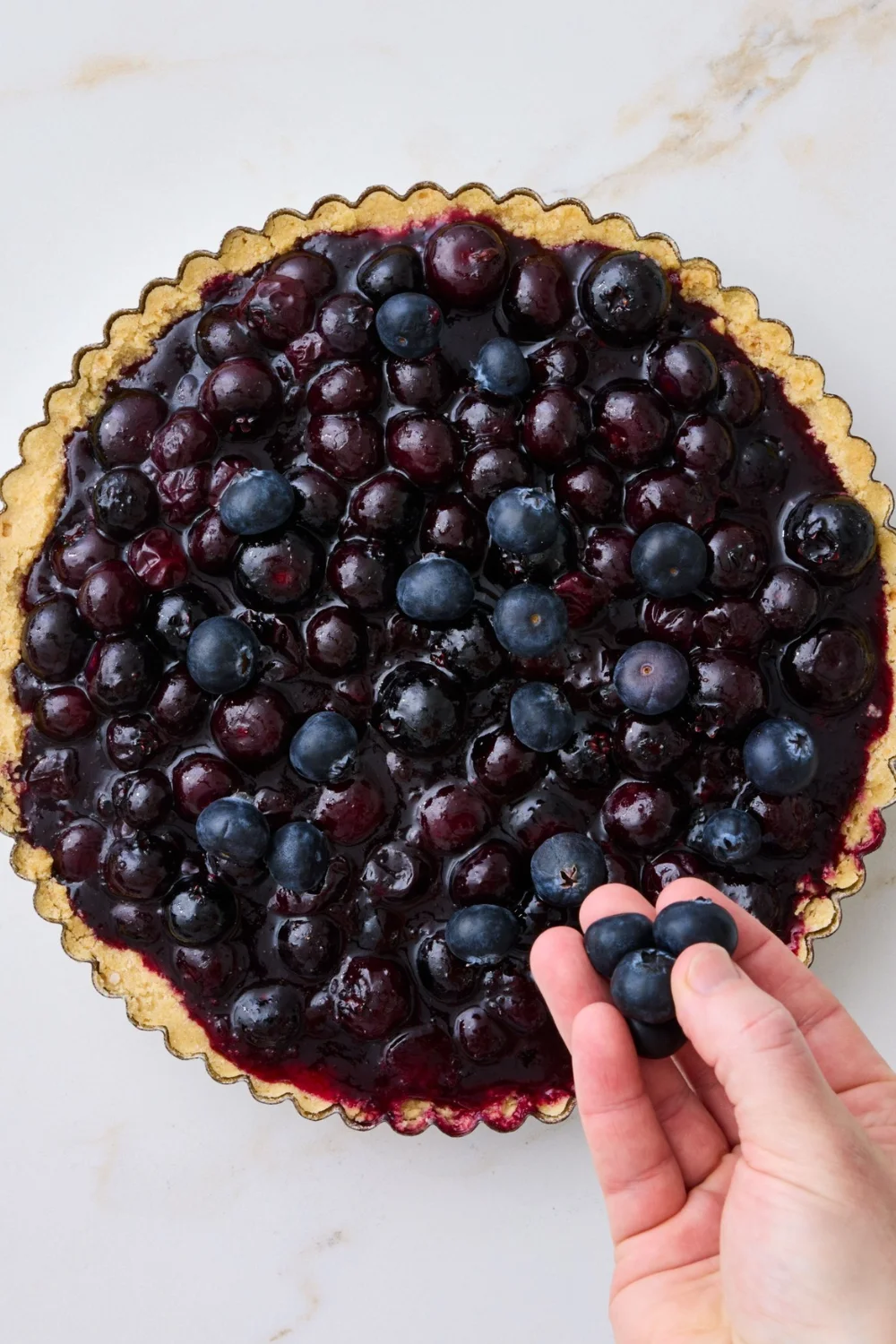 Lemon Blueberry Tart Recipe with Fresh Juicy Berries