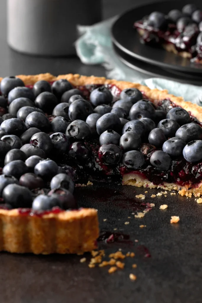 Lemon Blueberry Tart Recipe with Fresh Juicy Berries