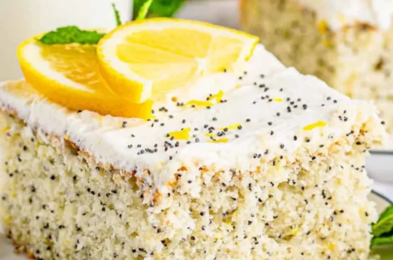 Lemon Poppy Seed Cake Recipe with Fresh Bright Taste