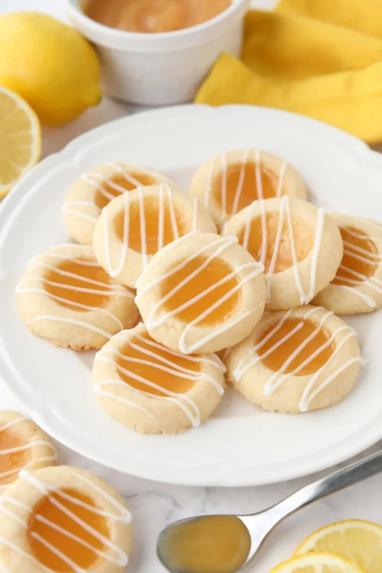 Lemon Thumbprint Cookies Recipe with Bright Citrus Filling