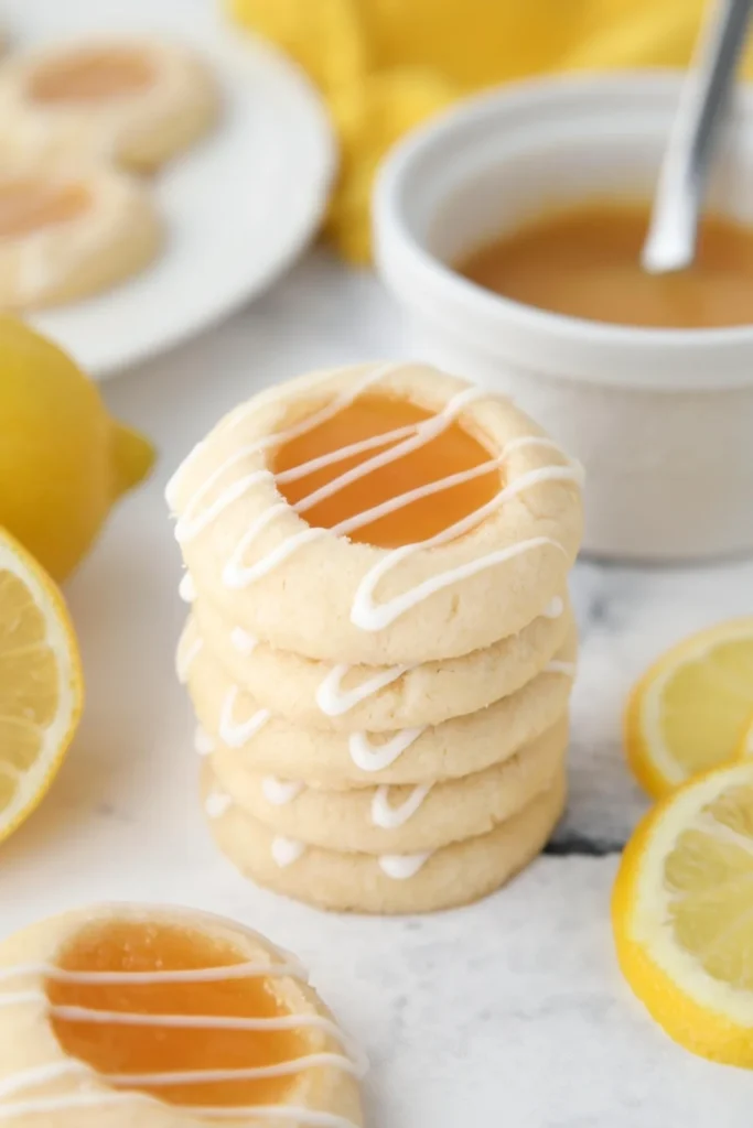 Lemon Thumbprint Cookies Recipe with Bright Citrus Filling