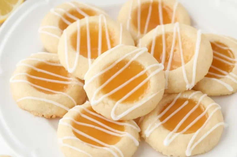Lemon Thumbprint Cookies Recipe with Bright Citrus Filling