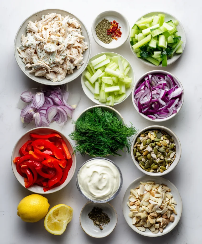 Healthy Chicken Salad Recipe Packed with Fresh Crunch